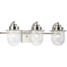 Myhouse Lighting Progress Lighting - P300436-009 - Three Light Bath - Northlake - Brushed Nickel