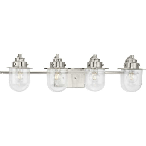 Myhouse Lighting Progress Lighting - P300437-009 - Four Light Bath - Northlake - Brushed Nickel