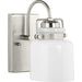 Myhouse Lighting Progress Lighting - P300438-009 - One Light Bath - Fessler - Brushed Nickel