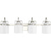 Myhouse Lighting Progress Lighting - P300441-009 - Four Light Bath - Fessler - Brushed Nickel