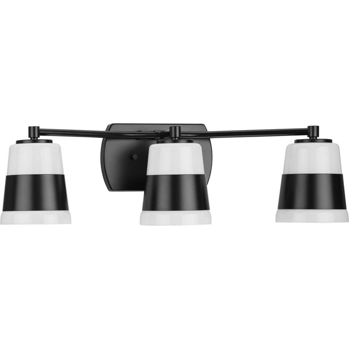 Myhouse Lighting Progress Lighting - P300444-31M - Three Light Bath - Haven - Matte Black