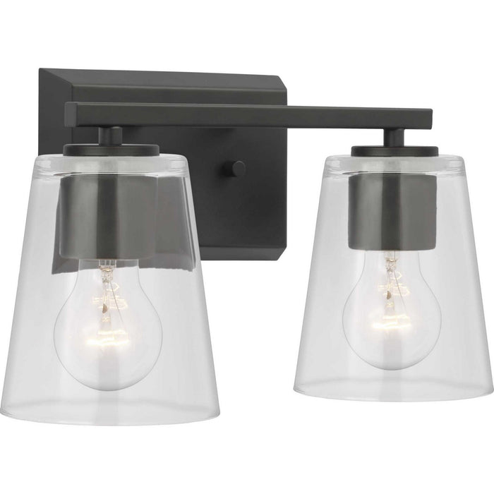 Myhouse Lighting Progress Lighting - P300458-31M - Two Light Bath - Vertex - Matte Black