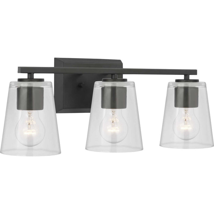 Myhouse Lighting Progress Lighting - P300459-31M - Three Light Bath - Vertex - Matte Black