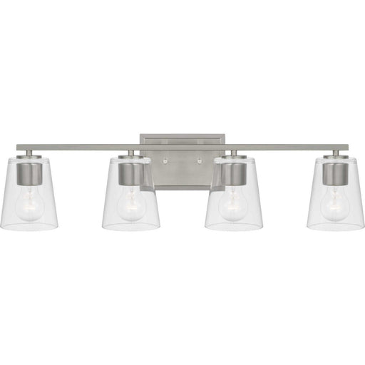 Myhouse Lighting Progress Lighting - P300460-009 - Four Light Bath - Vertex - Brushed Nickel