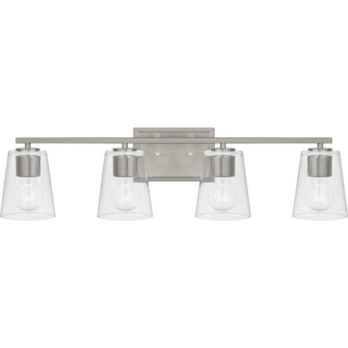 Myhouse Lighting Progress Lighting - P300460-009 - Four Light Bath - Vertex - Brushed Nickel