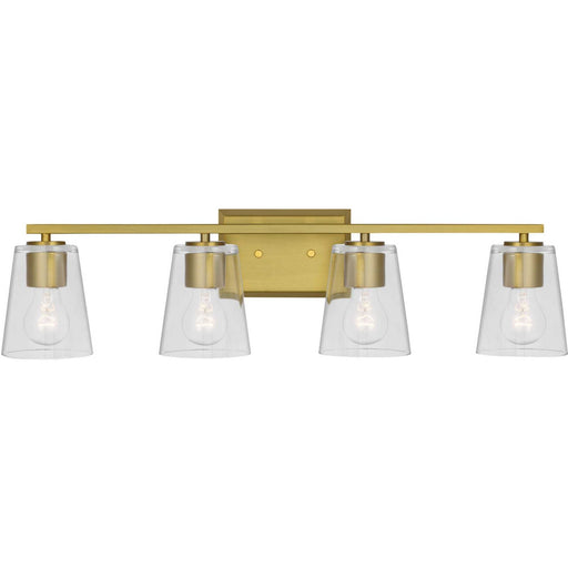 Myhouse Lighting Progress Lighting - P300460-191 - Four Light Bath - Vertex - Brushed Gold