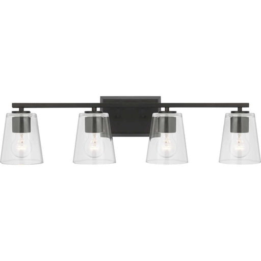 Myhouse Lighting Progress Lighting - P300460-31M - Four Light Bath - Vertex - Matte Black