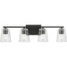 Myhouse Lighting Progress Lighting - P300460-31M - Four Light Bath - Vertex - Matte Black