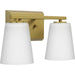 Myhouse Lighting Progress Lighting - P300462-191 - Two Light Bath - Vertex - Brushed Gold