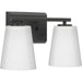 Myhouse Lighting Progress Lighting - P300462-31M - Two Light Bath - Vertex - Matte Black