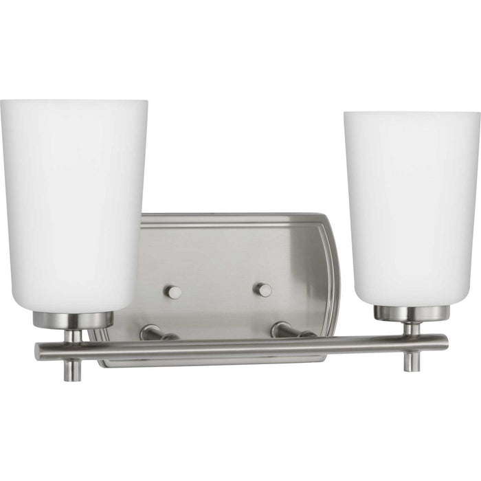 Myhouse Lighting Progress Lighting - P300466-009 - Two Light Bath - Adley - Brushed Nickel