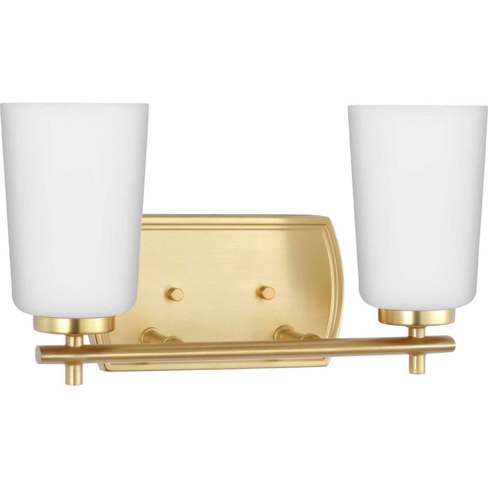 Myhouse Lighting Progress Lighting - P300466-012 - Two Light Bath - Adley - Satin Brass