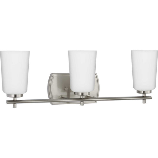 Myhouse Lighting Progress Lighting - P300467-009 - Three Light Bath - Adley - Brushed Nickel