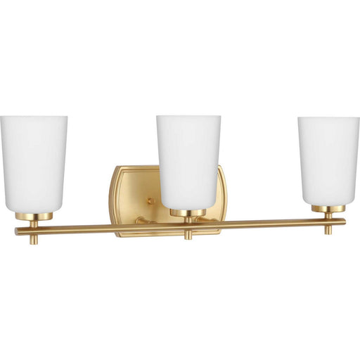 Myhouse Lighting Progress Lighting - P300467-012 - Three Light Bath - Adley - Satin Brass