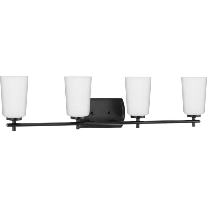 Myhouse Lighting Progress Lighting - P300468-31M - Four Light Bath - Adley - Matte Black