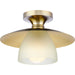 Myhouse Lighting Progress Lighting - P350233-109 - One Light Semi Flush Mount - Trimble - Brushed Bronze