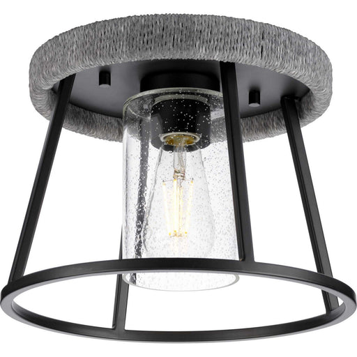 Myhouse Lighting Progress Lighting - P350243-31M - One Light Flush Mount - Laramie - Matte Black