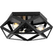 Myhouse Lighting Progress Lighting - P350244-31M - Three Light Flush Mount - Saucedo - Matte Black