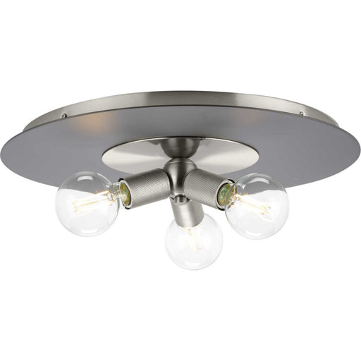 Myhouse Lighting Progress Lighting - P350248-009 - Three Light Flush Mount - Trimble - Brushed Nickel