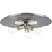 Myhouse Lighting Progress Lighting - P350248-009 - Three Light Flush Mount - Trimble - Brushed Nickel