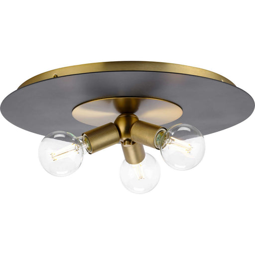 Myhouse Lighting Progress Lighting - P350248-109 - Three Light Flush Mount - Trimble - Brushed Bronze