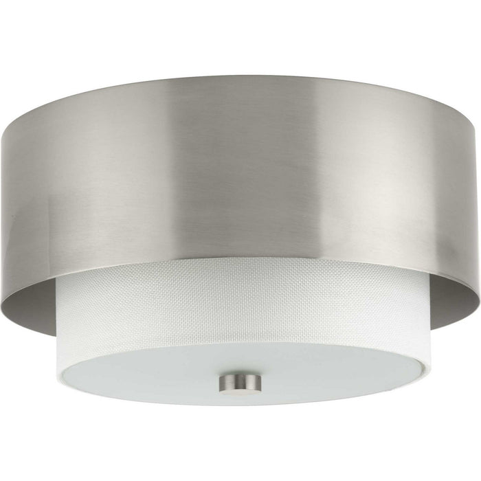 Myhouse Lighting Progress Lighting - P350249-009 - Two Light Flush Mount - Silva - Brushed Nickel