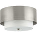 Myhouse Lighting Progress Lighting - P350249-009 - Two Light Flush Mount - Silva - Brushed Nickel