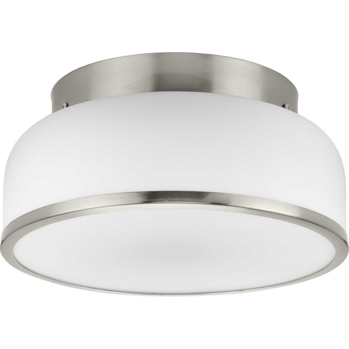 Myhouse Lighting Progress Lighting - P350255-009 - Two Light Flush Mount - Parkhurst - Brushed Nickel