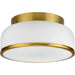 Myhouse Lighting Progress Lighting - P350255-109 - Two Light Flush Mount - Parkhurst - Brushed Bronze