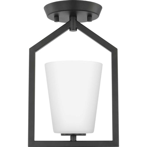 Myhouse Lighting Progress Lighting - P350259-31M - One Light Semi Flush Mount - Vertex - Matte Black