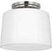 Myhouse Lighting Progress Lighting - P350260-009 - One Light Flush Mount - Adley - Brushed Nickel