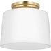 Myhouse Lighting Progress Lighting - P350260-012 - One Light Flush Mount - Adley - Satin Brass