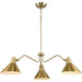 Myhouse Lighting Progress Lighting - P400309-109 - Three Light Chandelier - Trimble - Brushed Bronze