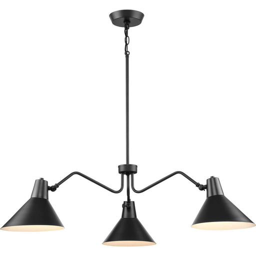 Myhouse Lighting Progress Lighting - P400309-31M - Three Light Chandelier - Trimble - Matte Black