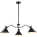 Myhouse Lighting Progress Lighting - P400309-31M - Three Light Chandelier - Trimble - Matte Black