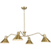 Myhouse Lighting Progress Lighting - P400310-109 - Four Light Chandelier - Trimble - Brushed Bronze