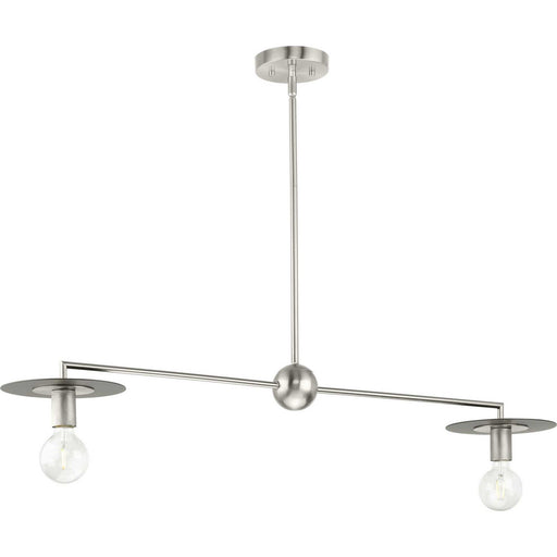 Myhouse Lighting Progress Lighting - P400336-009 - Two Light Linear Chandelier - Trimble - Brushed Nickel