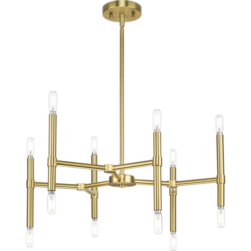 Myhouse Lighting Progress Lighting - P400339-191 - 12 Light Chandelier - Arya - Brushed Gold