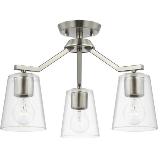 Myhouse Lighting Progress Lighting - P400340-009 - Three Light Chandelier Conv - Vertex - Brushed Nickel