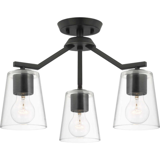 Myhouse Lighting Progress Lighting - P400340-31M - Three Light Chandelier Conv - Vertex - Matte Black