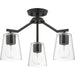 Myhouse Lighting Progress Lighting - P400340-31M - Three Light Chandelier Conv - Vertex - Matte Black