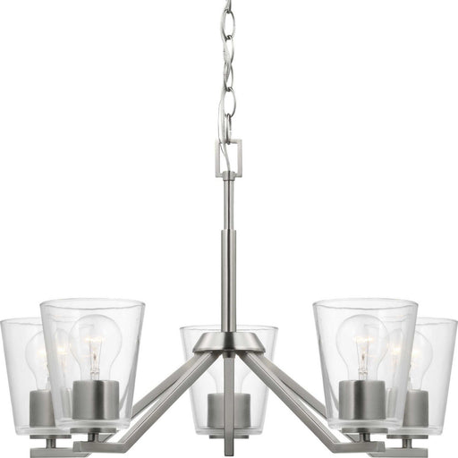 Myhouse Lighting Progress Lighting - P400341-009 - Five Light Chandelier - Vertex - Brushed Nickel