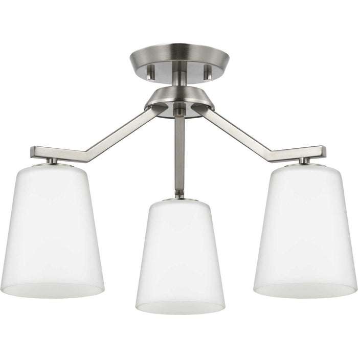 Myhouse Lighting Progress Lighting - P400342-009 - Three Light Chandelier Conv - Vertex - Brushed Nickel