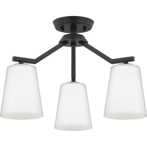 Myhouse Lighting Progress Lighting - P400342-31M - Three Light Chandelier Conv - Vertex - Matte Black