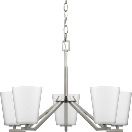 Myhouse Lighting Progress Lighting - P400343-009 - Five Light Chandelier - Vertex - Brushed Nickel