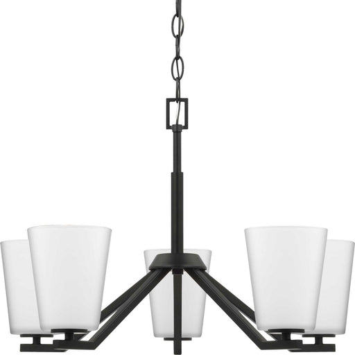 Myhouse Lighting Progress Lighting - P400343-31M - Five Light Chandelier - Vertex - Matte Black