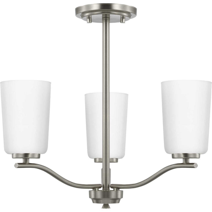 Myhouse Lighting Progress Lighting - P400349-009 - Three Light Chandelier Conv - Adley - Brushed Nickel