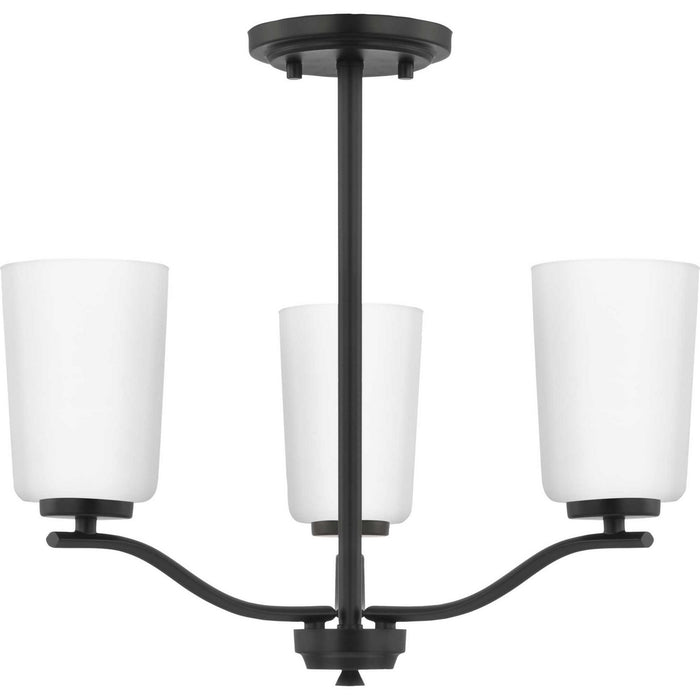 Myhouse Lighting Progress Lighting - P400349-31M - Three Light Chandelier Conv - Adley - Matte Black