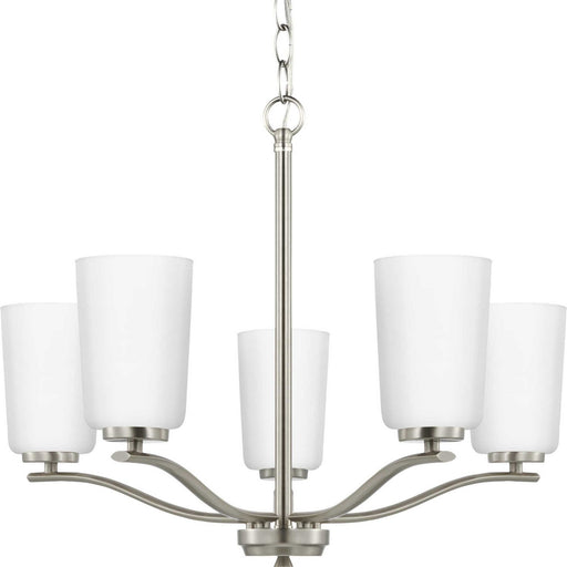 Myhouse Lighting Progress Lighting - P400350-009 - Five Light Chandelier - Adley - Brushed Nickel