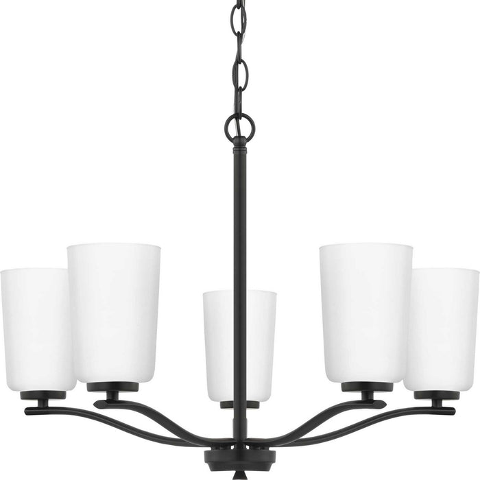 Myhouse Lighting Progress Lighting - P400350-31M - Five Light Chandelier - Adley - Matte Black